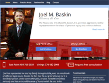 Tablet Screenshot of joelbaskin.com